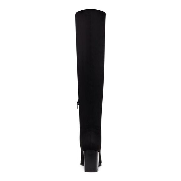 INC Womens Black Cushioned Windee Almond Toe Block Heel Zip-Up Heeled Boots 11 M - Picture 2 of 4